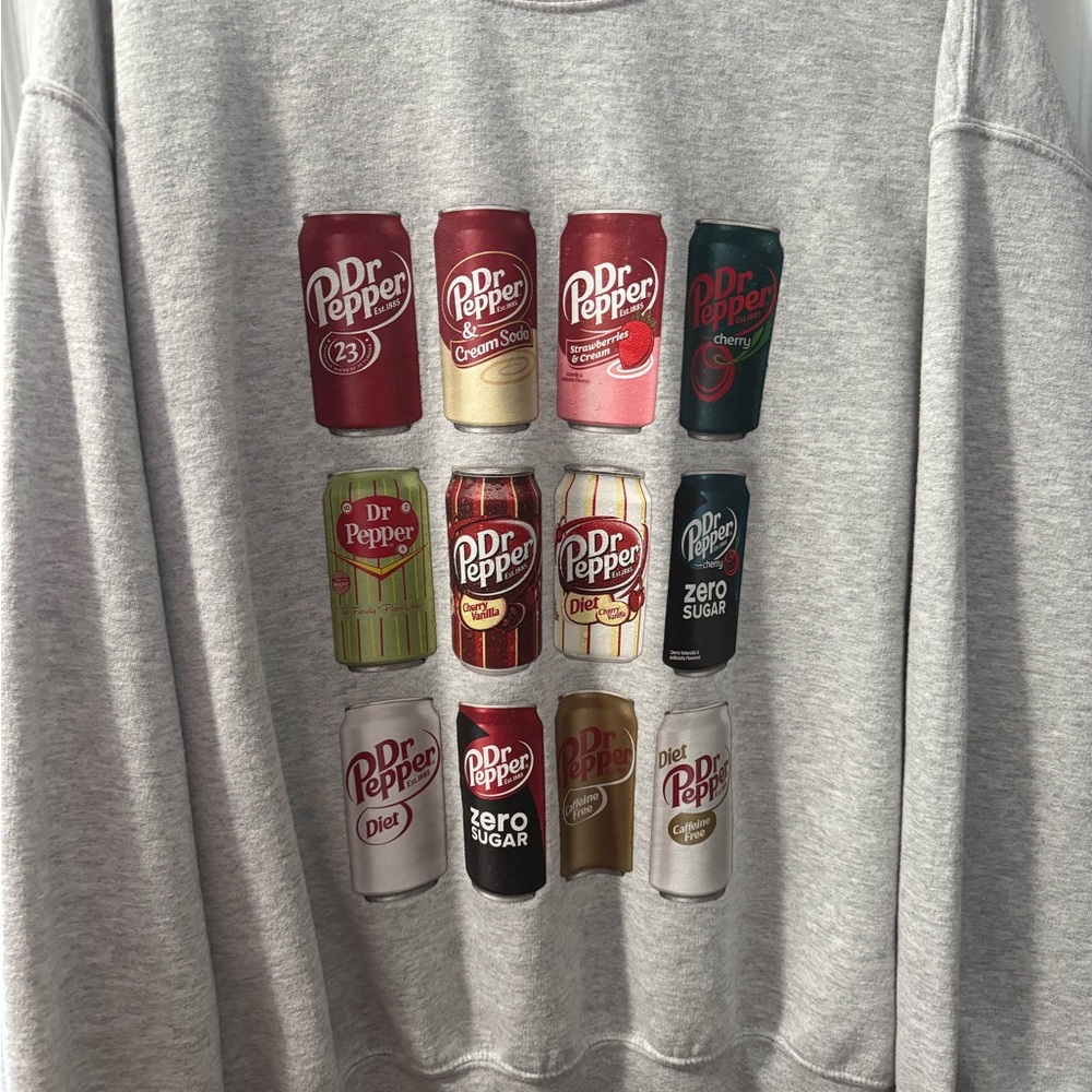Gildan Gray Dr. Pepper Sweatshirt